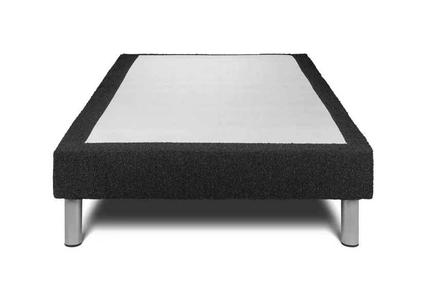 Ensemble Matelas Sommier 200x200 cm - 2 Sommiers Noir - Vitalmemo One