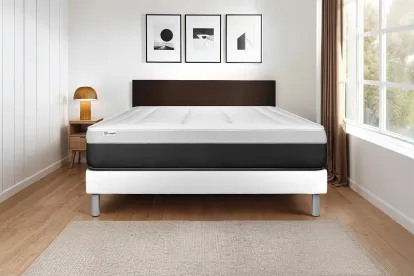 Matelas 135x190 cm Ressorts ensachés et Mémoire de forme - Vital Form