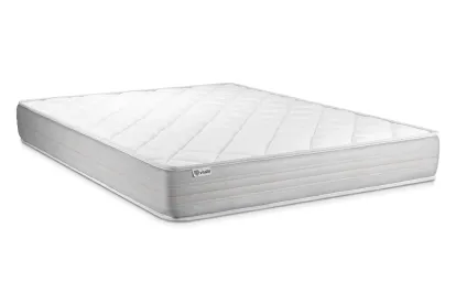 Ensemble Matelas Sommier 135x200 cm - Sommier Noir (en kit) - Vitalmemo