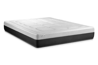Ensemble Matelas Sommier 160x220 cm - Sommier Gris (en kit) - Vital Form