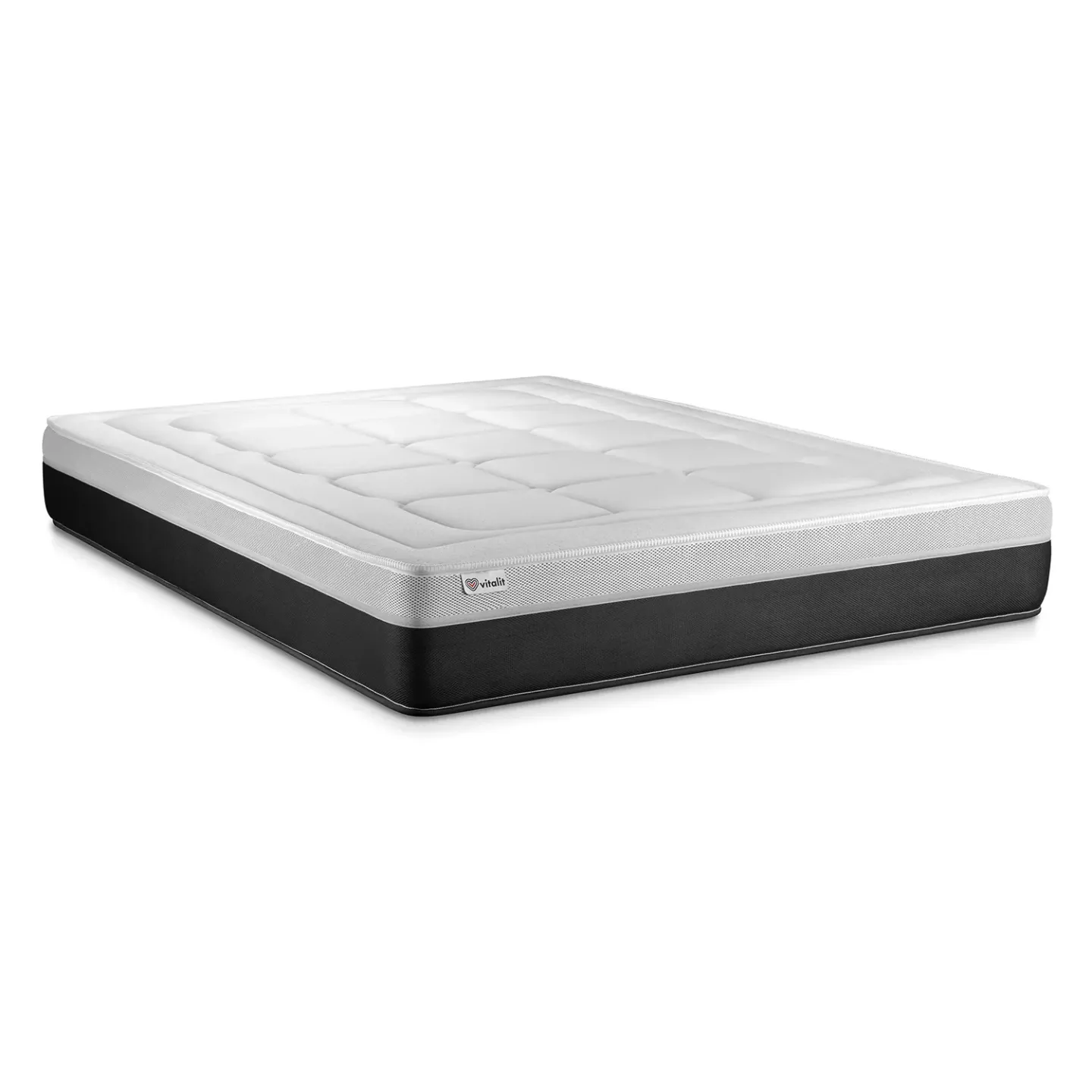 Matelas 140x190 Cm – 22 Cm épaisseur – Ressorts Ensachés + Mousse Mémoire De Forme – Neuf