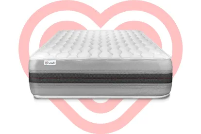 Matelas 105x190 cm Ressorts ensachés et Mémoire de forme - Vitalspring Recover