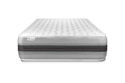 Matelas 100x210 cm Ressorts ensachés et Mémoire de forme - Vitalspring Recover