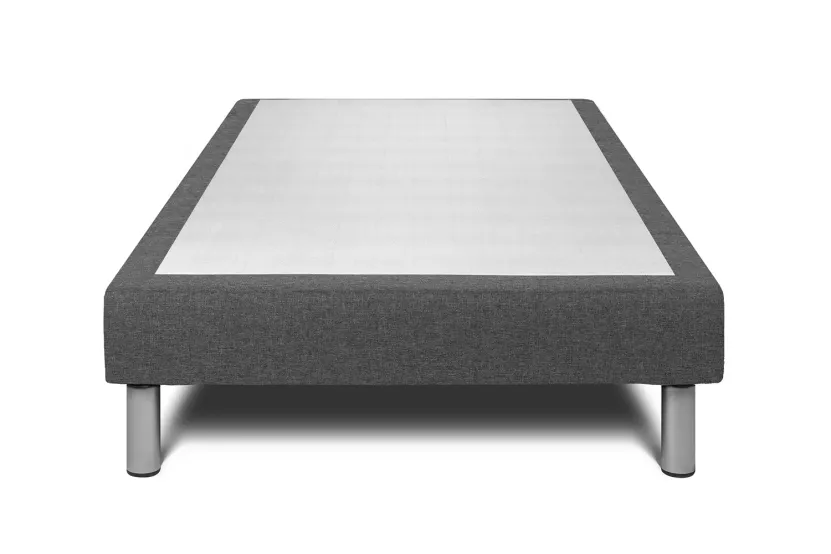 Ensemble Matelas Sommier 200x200 cm - 2 Sommiers Gris - Vital Power Zen
