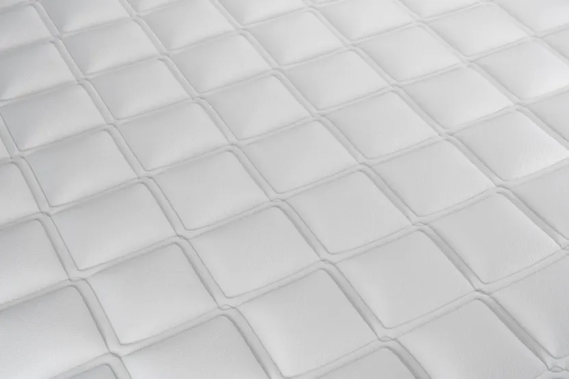 Ensemble Matelas Sommier 150x190 cm - Sommier Gris (en kit) - Vitalmemo Back