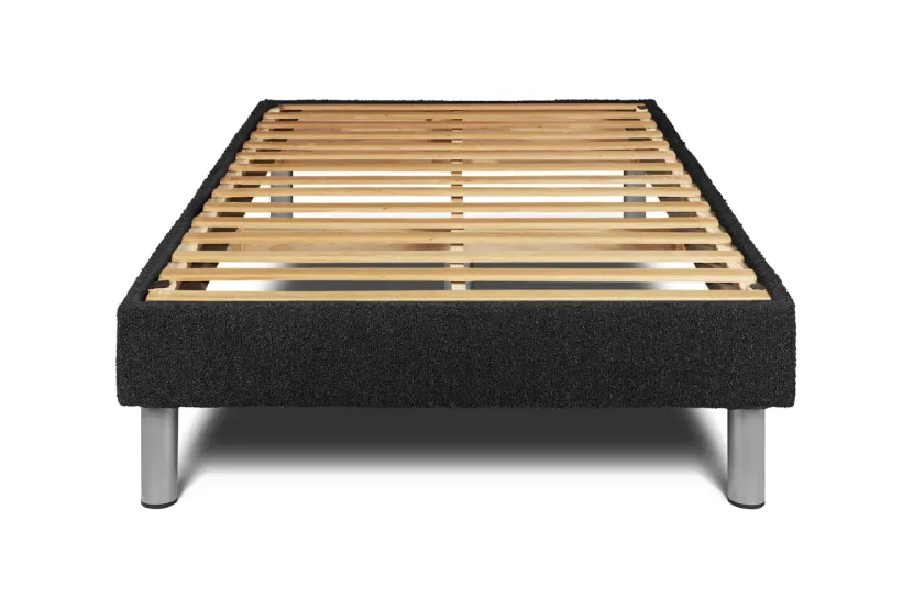 Ensemble Matelas Sommier 120x200 cm - Sommier Noir (en kit) - Vitalpower Recover