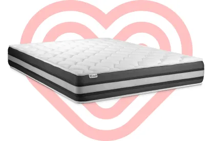 Matelas 140x220 cm Ressorts ensachés et Mémoire de forme - Vitalspring Zen